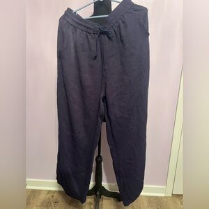 HALARA Women's Navy linen pants